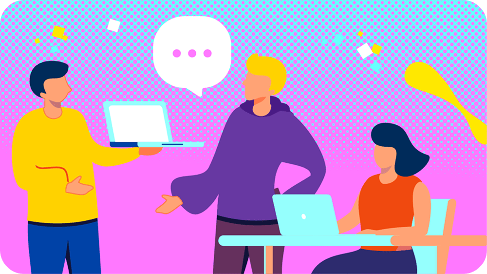 北九州市生成AIハッカソンプロジェクトのイメージイラスト